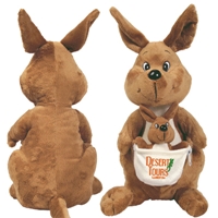 LL88315, promotional products, promotional plush toys, plush kangaroo